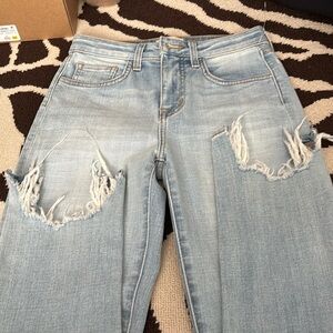 Lagence flare ripped jeans